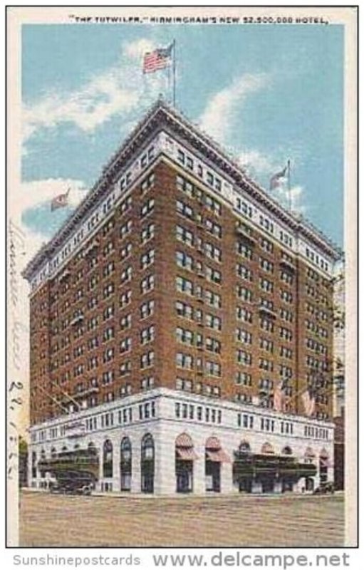 Alabama Birmingham Tutwiler Hotel Curteich