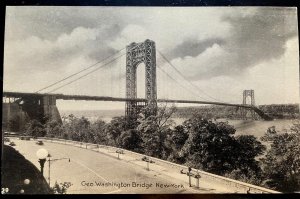 Vintage Postcard 1940's George Washington Bridge, New York City, New York (NY)
