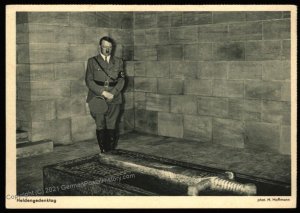 3rd Reich Germany  Adolf Hitler Portrait Propaganda Card UNUSED 105149