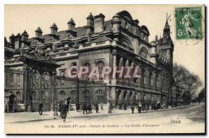 Old Postcard Paris Courthouse Grille The honor