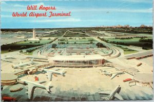 postcard Oklahoma City - Will Rogers World Airport Terminal aerial