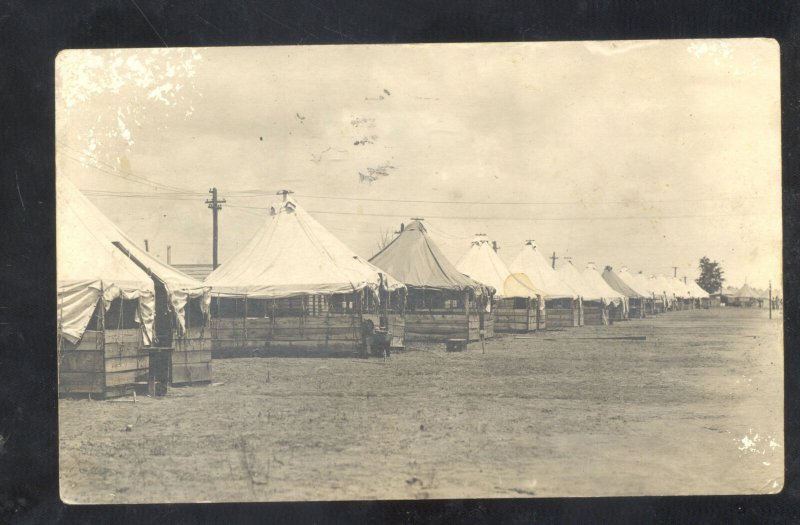 RPPC MACON GEORGIA CAMP WHEELER US ARMY BASE VINTAGE REAL PHOTO POSTCARD