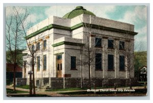 Vintage 1910's Postcard First Christian Church Harrison Ave. Canon City Colorado