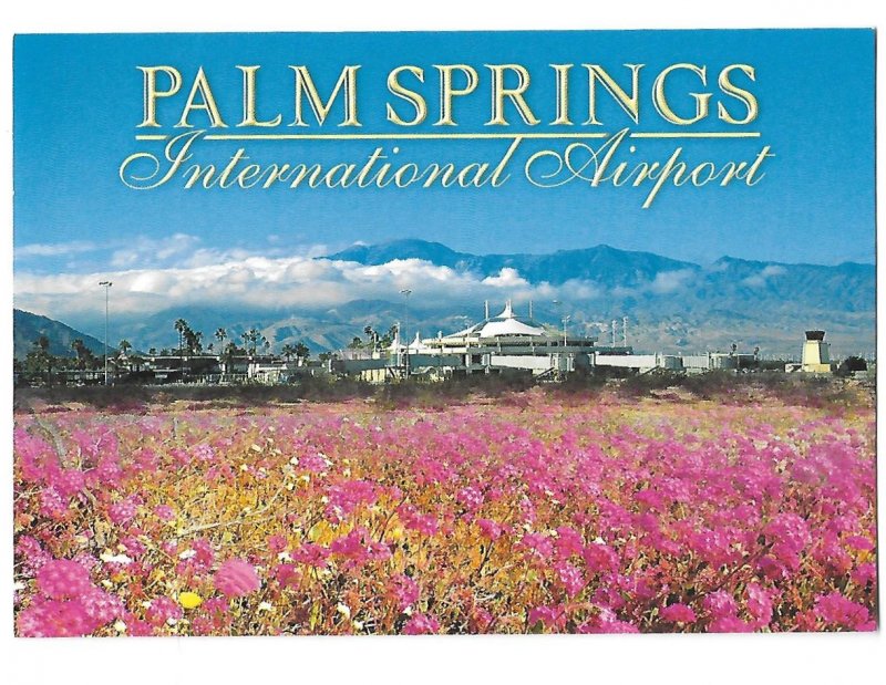 Palm Springs International Airport Architecturally Interesting California 4 by 6