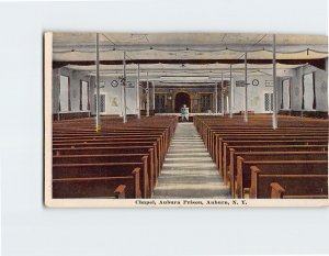 Postcard Chapel, Auburn Prison, Auburn, New York