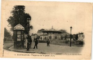 CPA MARMANDE - Avenue de la Gare (251365)