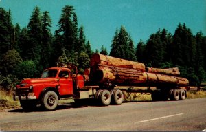 Logging Loaded With Giant Logs