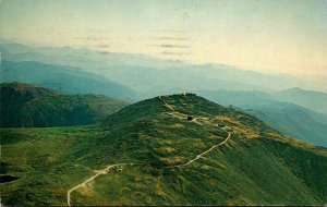 New Hampshire Aerial View Of Summit Of Mount Washington 1971