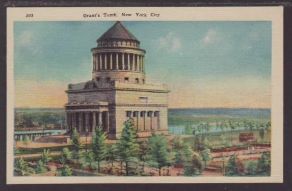 Grant's Tomb New York NY Postcard 4603