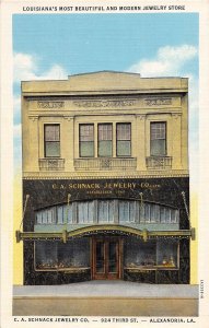 J38/ Alexandria Louisiana Postcard c1910 C.A. Schnack Jewelry Store  194