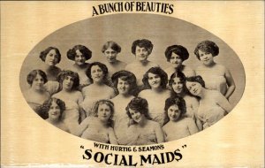 Pretty Women Vaudeville Theatre Social Maids Hurtig & Seamon's New York PC