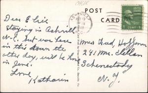 Statesville NC Baptist Church Postcard