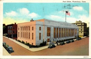 Connecticut Waterbury Post Office 1948 Curteich