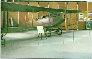 postcard Curtiss JN-4D Jenny Aircraft Trainer at Air Force Museum Ohio