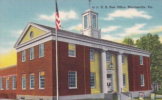 U S Post Office Martinsville Virginia
