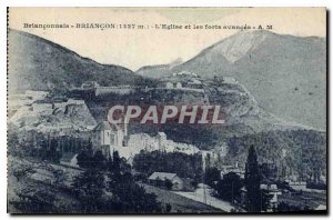 Postcard Old Brianconnais Briancon The Church and strong advances