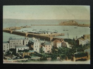 Channel Isles GUERNSEY Harbour c1906 Postcard by J. Welch & Sons