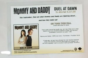 Vintage Advertising Card: Mommy And Daddy-Duel At Dawn LP, due 9-27-2005.