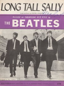 The Beatles Long Tall Sally RARE UK First Edition Sheet Music