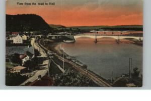Oslo? Norge Norway From Road to Hell c1910 Postcard