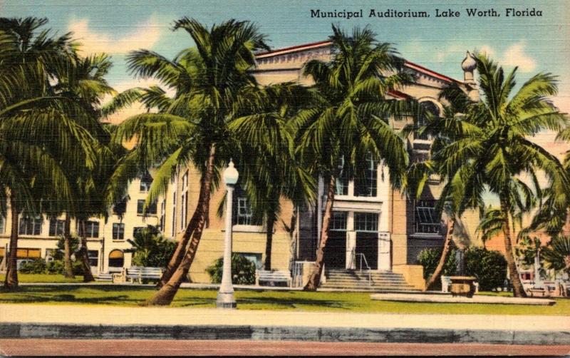 Florida Lake Worth Municipal Auditorium 1944