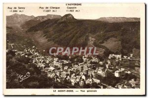 Old Postcard L & # 39Auvergne Le Mont Dore Vue Generale