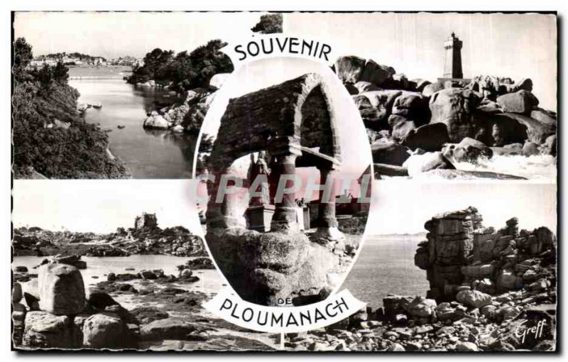 Old Postcard Remembrance Ploumanac pm