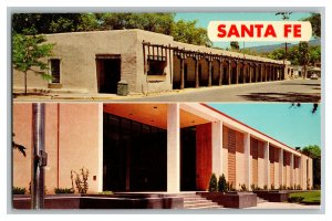 Governor's Palace Post Office Santa Fe New Mexico Vintage Standard View Postcard 