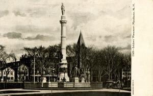 NH - Manchester. Soldiers' Monument