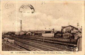 CPA La COURNEUVE Vue panoramique des Usines Huntley (569391)