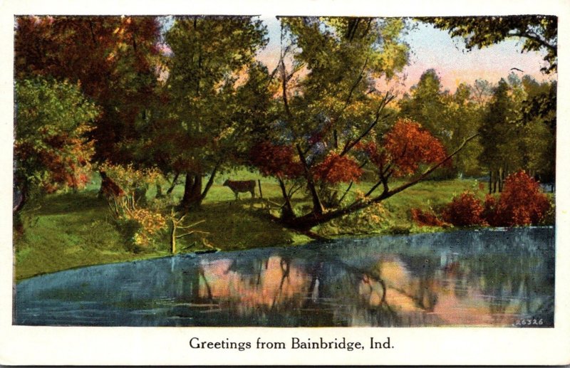 Indiana Greetings From Bainbridge 1930