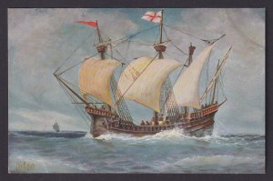 Vinatge postcard GERMANY Marine-Galerie Nr.73 - Mediterranean sailing ship
