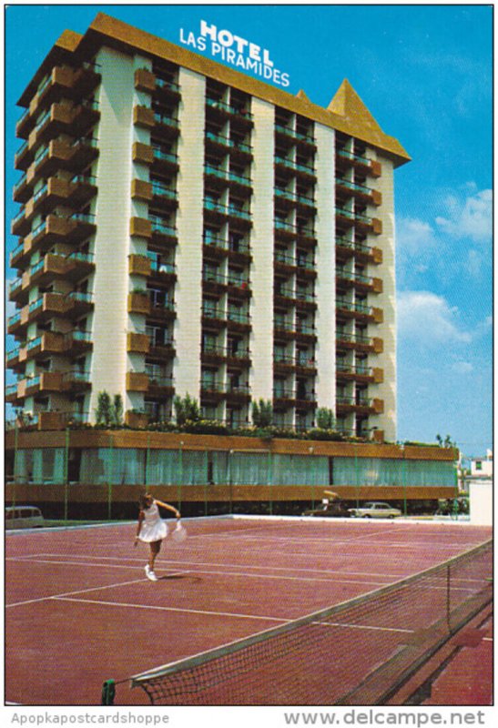 Spain Hotel Las Piramides Tennis Court Fuengirola Costa Brava