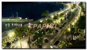 Postcard Modern Nice La Promenade Des Anglais Boat