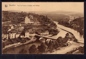 Pont de France et Chateau des Moines,Bouillon,Belgium BIN