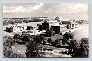 RPPC Museum of Science and Industry Chicago Illinois Postcard