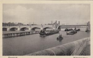 BG26009 maastricht wilhelminabrug ship bateaux netherlands