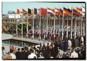 Modern Postcard Gondola tower on the Notre Dame Island This focus gives us th...