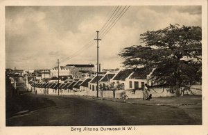 curacao, N.W.I., WILLEMSTAD, Berg Altona (1930s) Spritzer RPPC Postcard