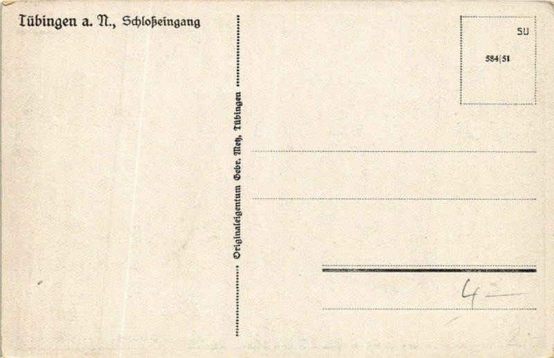 CPA AK Tubingen Schlosseingang GERMANY (937787)