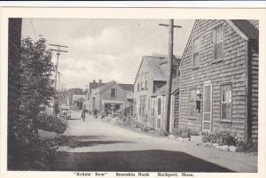 Artists Row Bearskin Neck Rockport Massachusetts Albertype