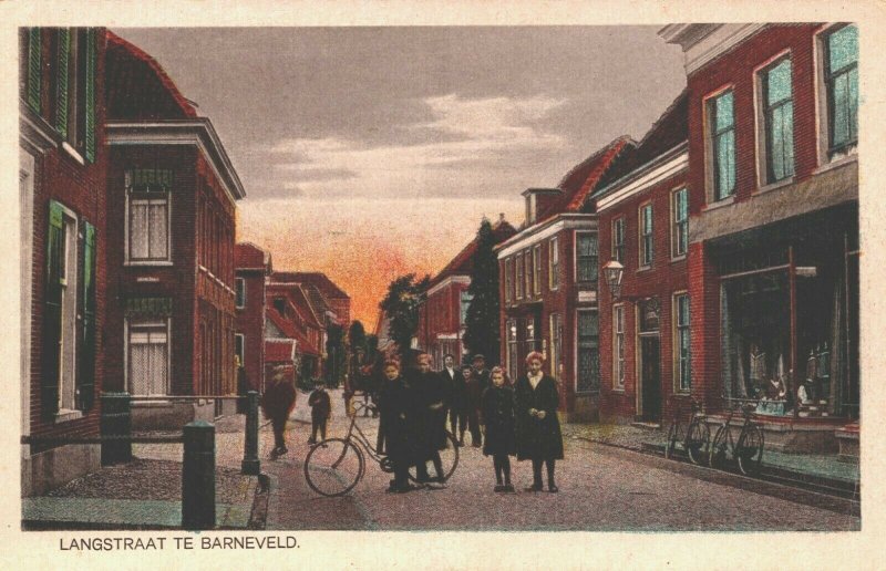 Netherlands Langstraat Te Barneveld Vintage Postcard 03.76