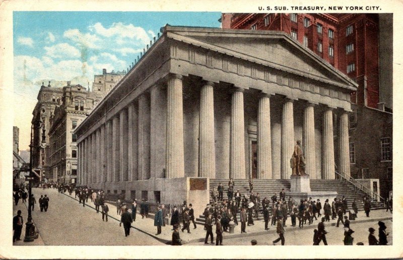 New York City United States Sub Treasury 1916