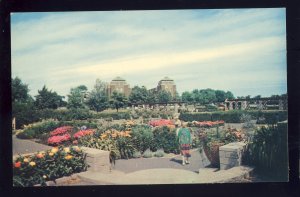 Montreal, Quebec-P.Q.,Canada Postcard, View Of The Beautiful Botanical Gardens