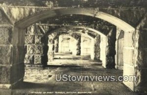 Real Photo, Fort Popham - Popham Beach, Maine ME  