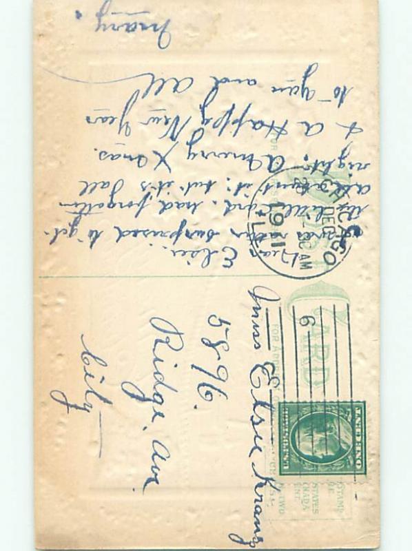 Divided-Back CHRISTMAS SCENE Great Postcard W8837