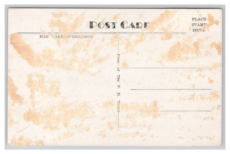 Pleasant Hill Mo. Missouri Masonic Temple Postcard