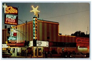 c1960 Joe Mackie's Start Broiler Restaurant Casino Winnemucca's Nevada Postcard