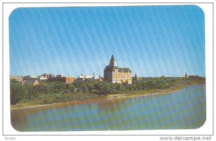 The Bessborough Hotel And Part Of The Buisness District, Saskatoon, Saskatche...