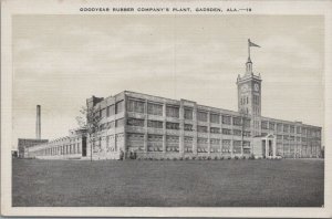 Postcard Goodyear Rubber Company Plant Gadsen Alabama AL